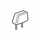 GM 84915144 Headrest, Black, Front