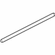 GM 84636204 Belt Molding, Black, Rear Driver Side