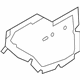 GM 96649797 Water Deflector