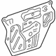GM 22794805 Water Deflector, Rear Driver Side