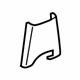 GM 15914550 Hinge Cover, Titanium, Front Passenger Side